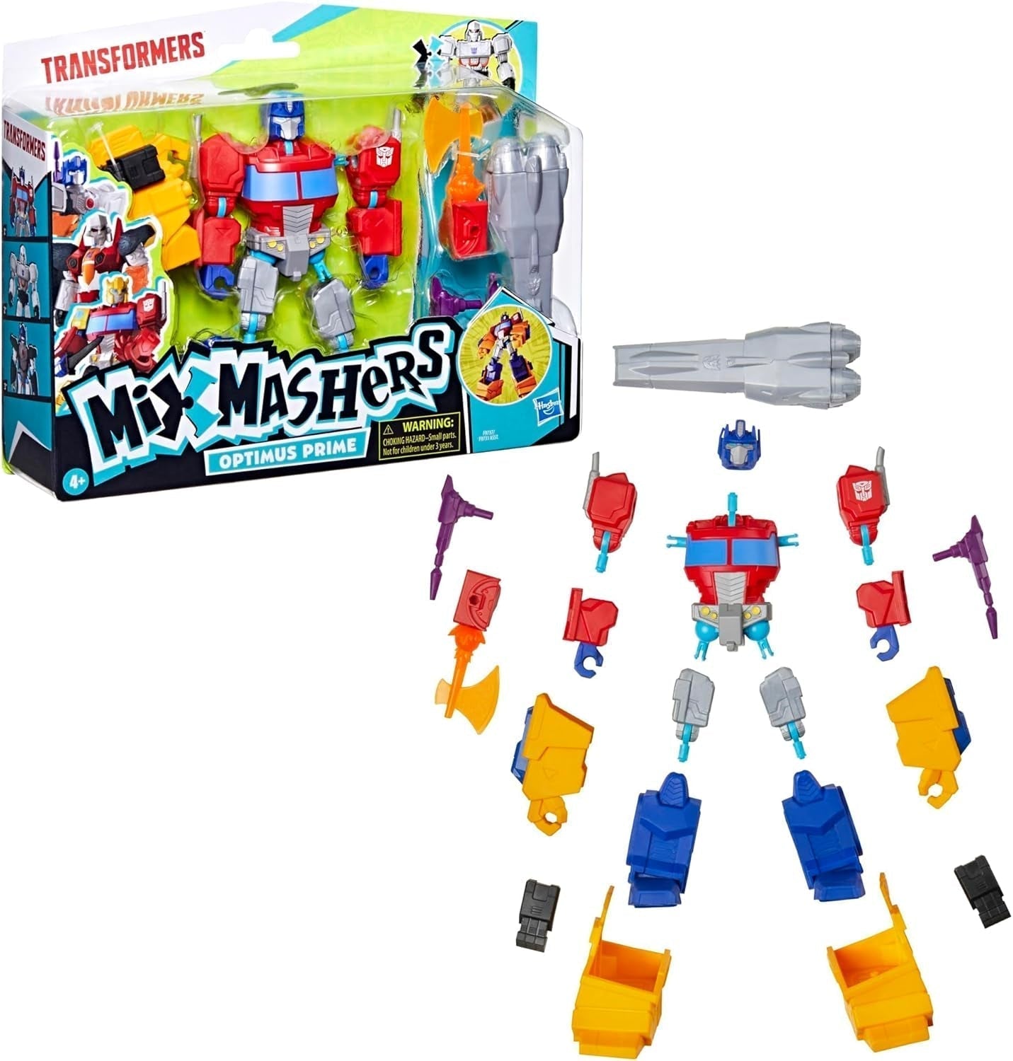 Transformers Mixmashers Optimus Prime Action Figure Deluxe personalizzabili e accessori Action figure Naty Shop