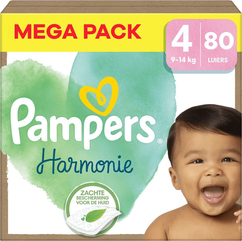 Pannolini Pampers Harmony 80 taglia 4 (9-14 kg)