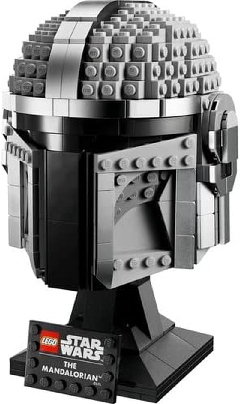 Modello di casco mandaloriano LEGO Star Wars, collezione di decorazioni per la stanza e un meraviglioso regalo per adulti, kit, uomini, donne, madre, padre, idea regalo da collezione 75328 Set di costruzione Besuche den LEGO-Store
