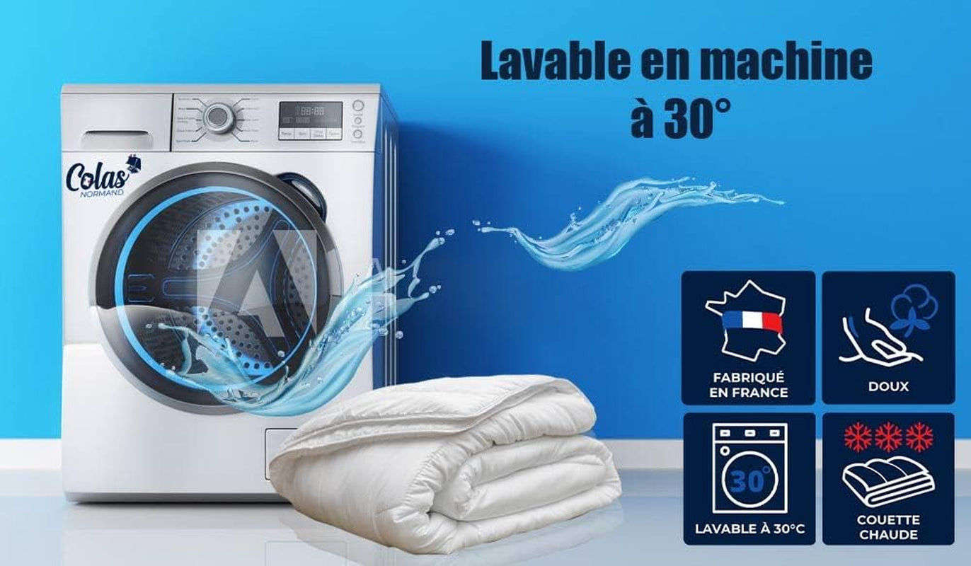 Trapunta 240 X 220 Cm | Cotone biologico e lana merino | Caldo Lavabile in lavatrice a 30°C Piumini e trapunte Naty Shop