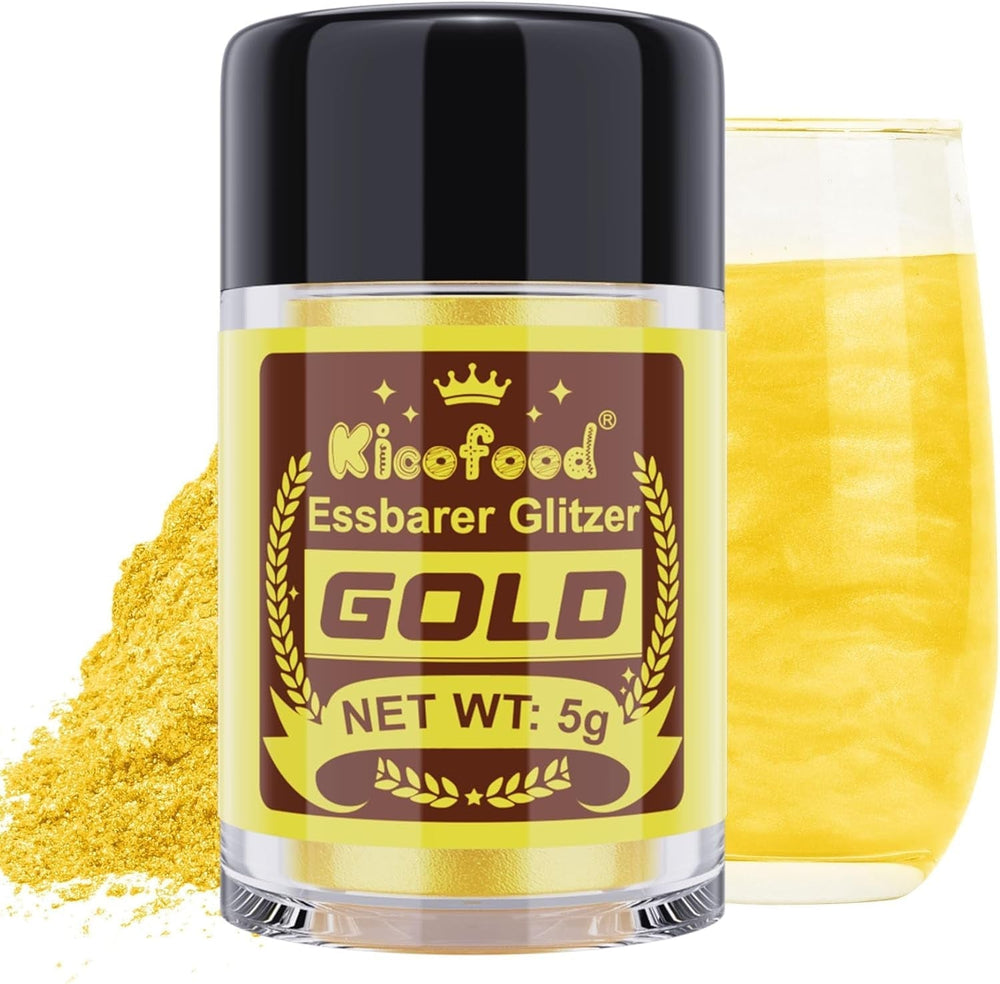 Kicofood, glitter commestibili, 5 grammi, vari colori Glitter Naty Shop Audiou