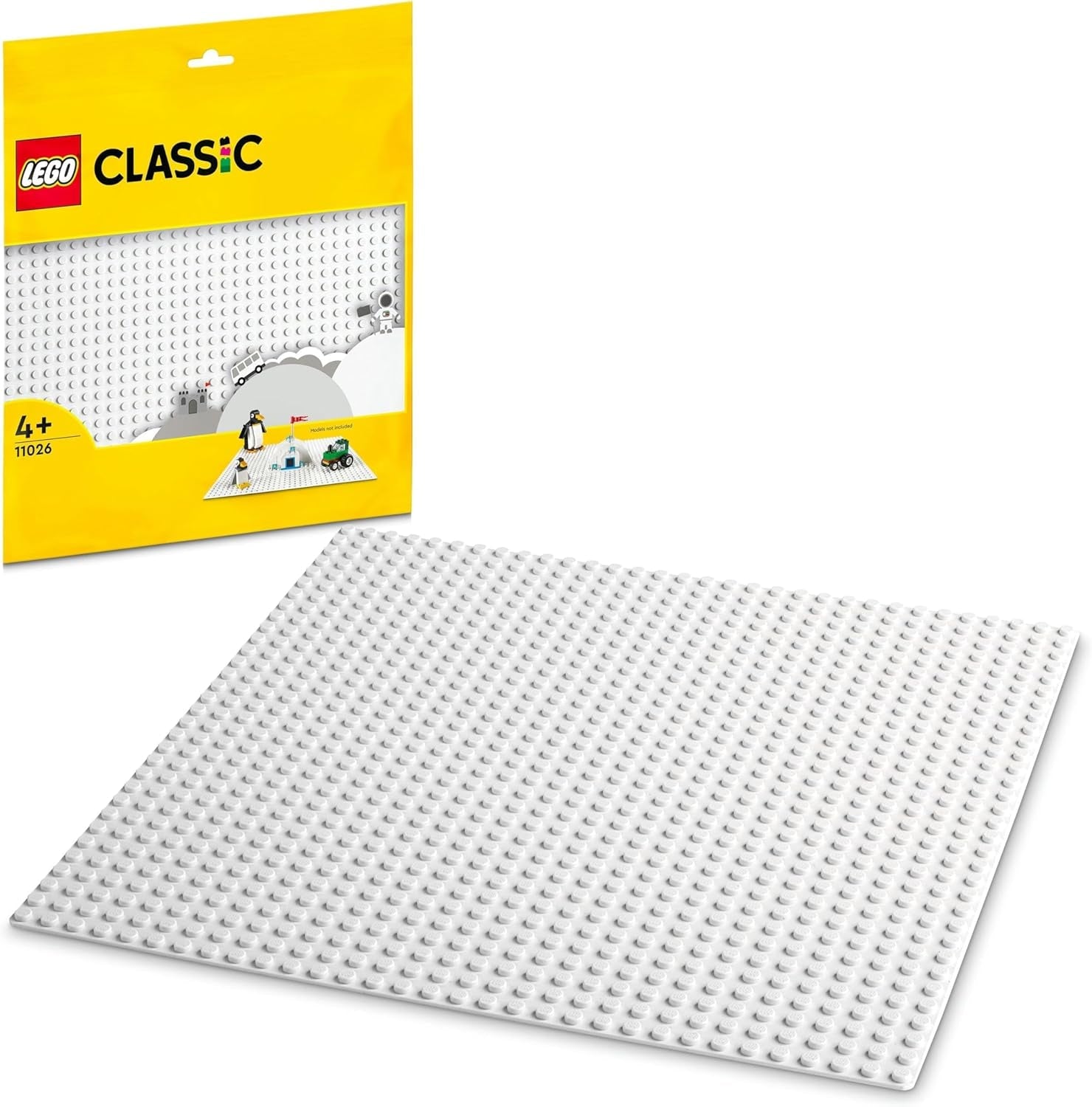 LEGO 11026 Classic Piastra di base quadrata bianca con blocchi da costruzione 32X32 come set di base Set di costruzioni di giocattoli Acquista nel negozio LEGO 757 anni di garanzia sul posto