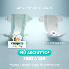 Pannolini Pampers Baby Dry Junior DWCT, confezione doppia, taglia 5 (11-25 kg), 32 pannolini