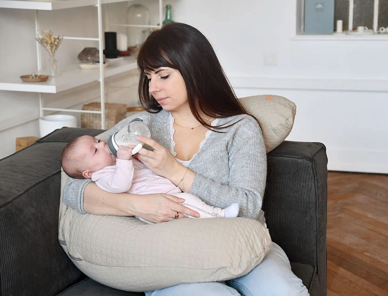 Red Castle - Cuscino Gravidanza e Allattamento Multifunzione - Ideale per la nanna e l'allattamento - Cotone - 170 cm Accessori Pappa e Allattamento Naty Shop