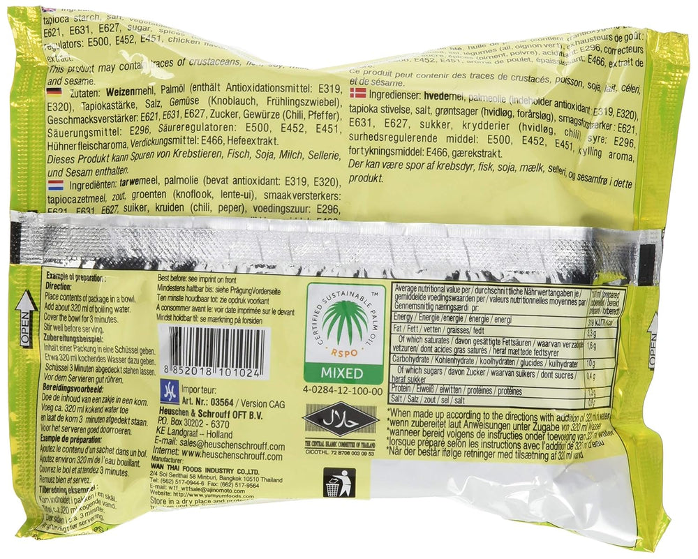 Noodles Istantanei Con Pollo, Confezione Da 10 (10 x 60g)