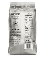 Joerges Kaffee ganze Bohnen Espresso  Bar Crema, 1 kg (Packung mit 2)