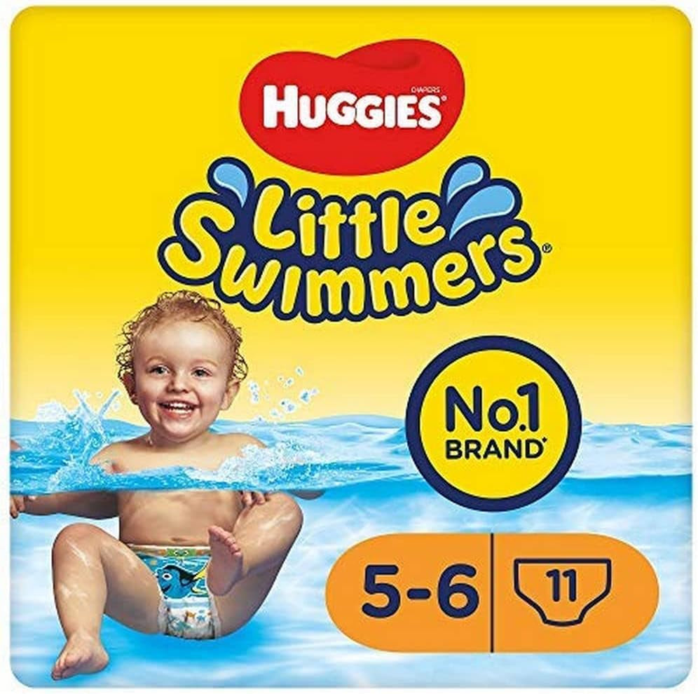 Pannolini da bagno usa e getta Huggies Little Swimmers, taglie 5-6-66 (pantaloni totali)