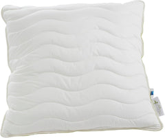 Badenia Trendline Eco Pillow Aerelle Blue 80 X 80 Cm, alb, certificat Oeko-Tex, produs în conformitate cu standardul de calitate german Perne standard Naty Shop