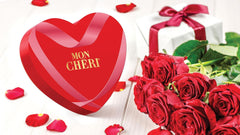 Ferrero Mon Chéri Heart - Regalo di Cioccolato per San Valentino per Lui e per Lei - Croccante di Cioccolato, Liquore Fruttato e Ciliegie Aromatizzate - Per San Valentino, Festa della Mamma e Pasqua - 1 Confezione da 147g