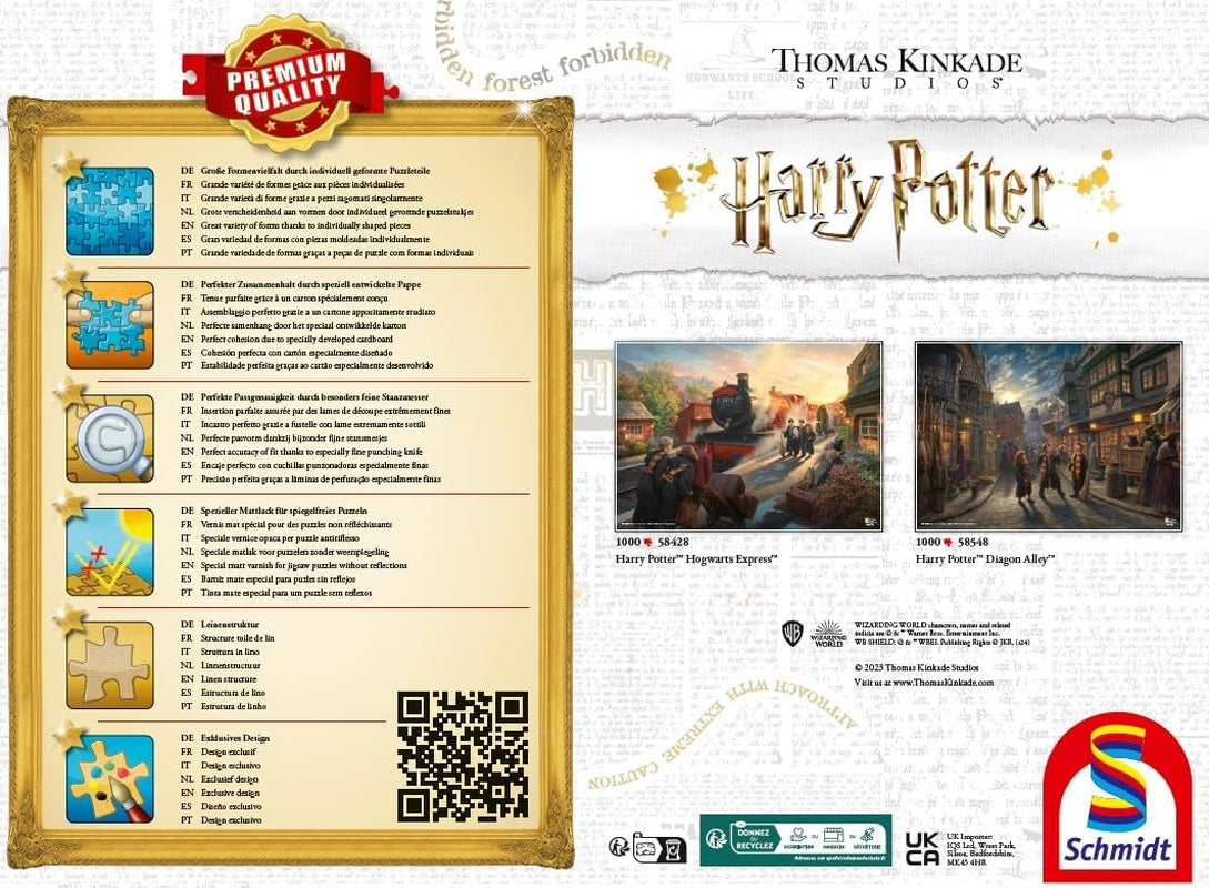 Il mondo magico di Harry Potter Diagon Alley Puzzle Naty Shop