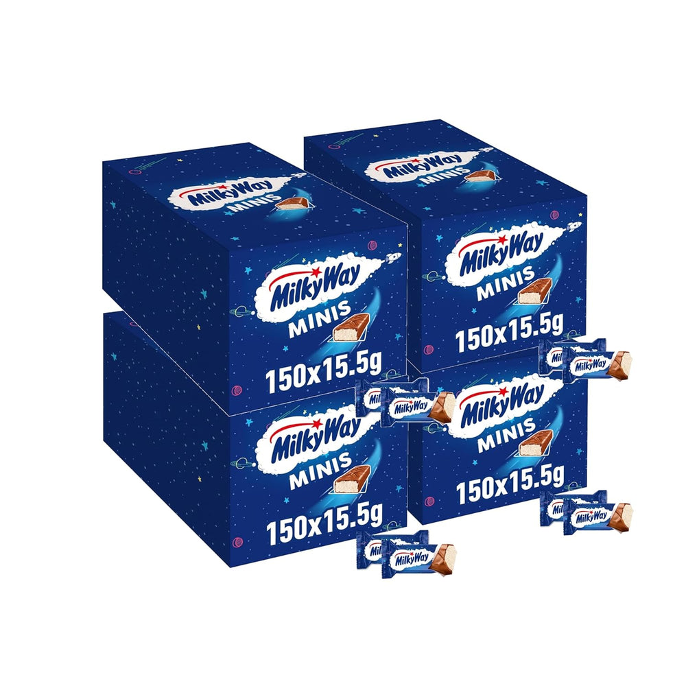 Mini barrette di cioccolato, confezione sfusa di cioccolato, crema al latte leggera, 150 x 15,5 g, 2,3 kg