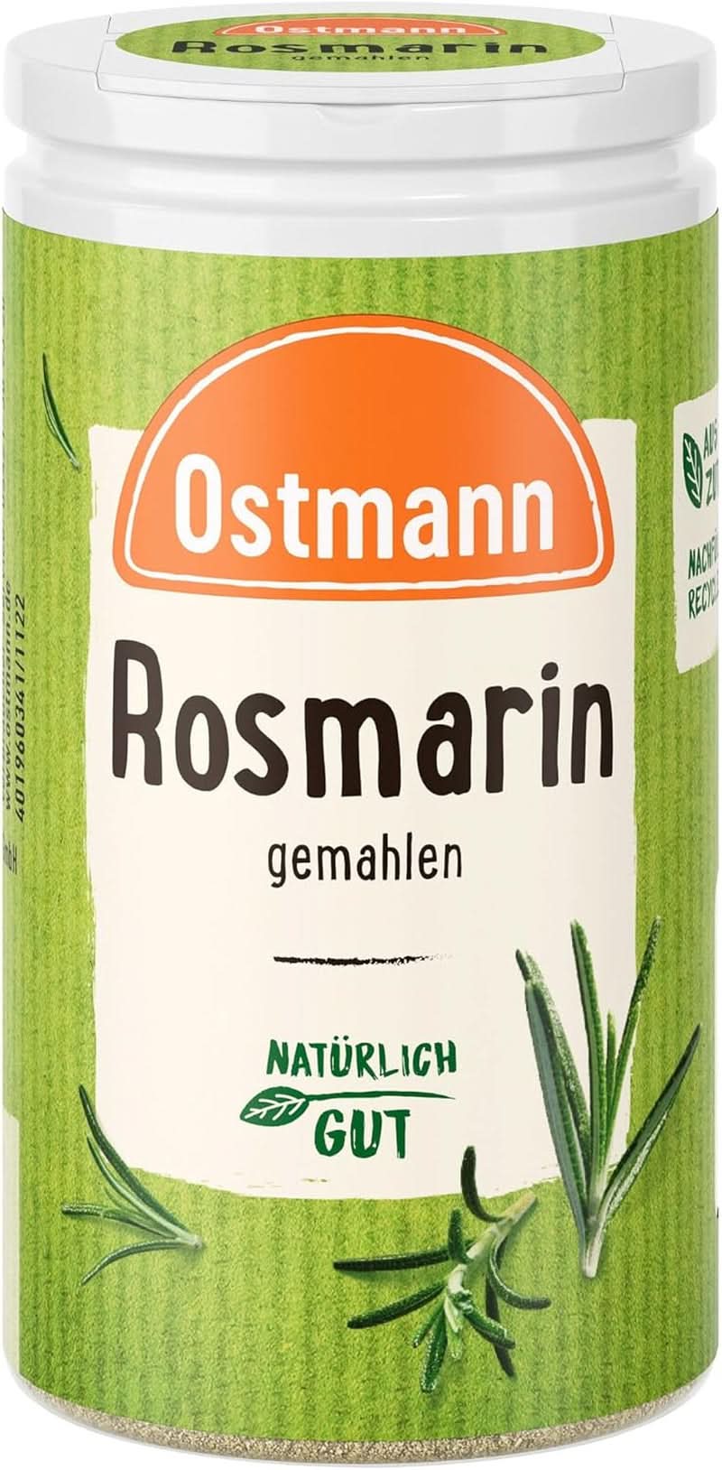 Ostmann - Rosmarino macinato, 20 grammi Condimenti Naty Shop 20 grammi
