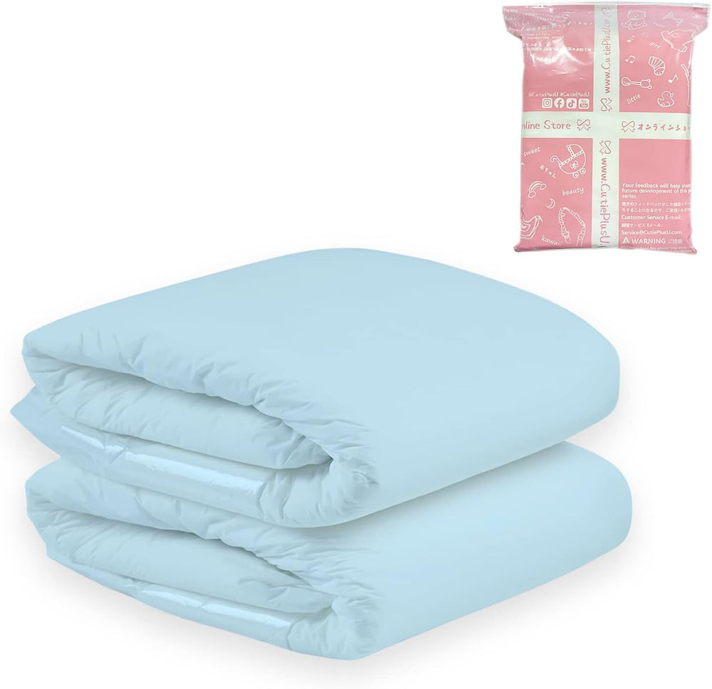 CutiePlusU Pannolini per adulti, Superficie asciutta, Massima assorbenza durante la notte, Pannolini usa e getta per incontinenza - Blu, Rosa, Bianco, Confezione da 3 (Medio 71-96 cm)