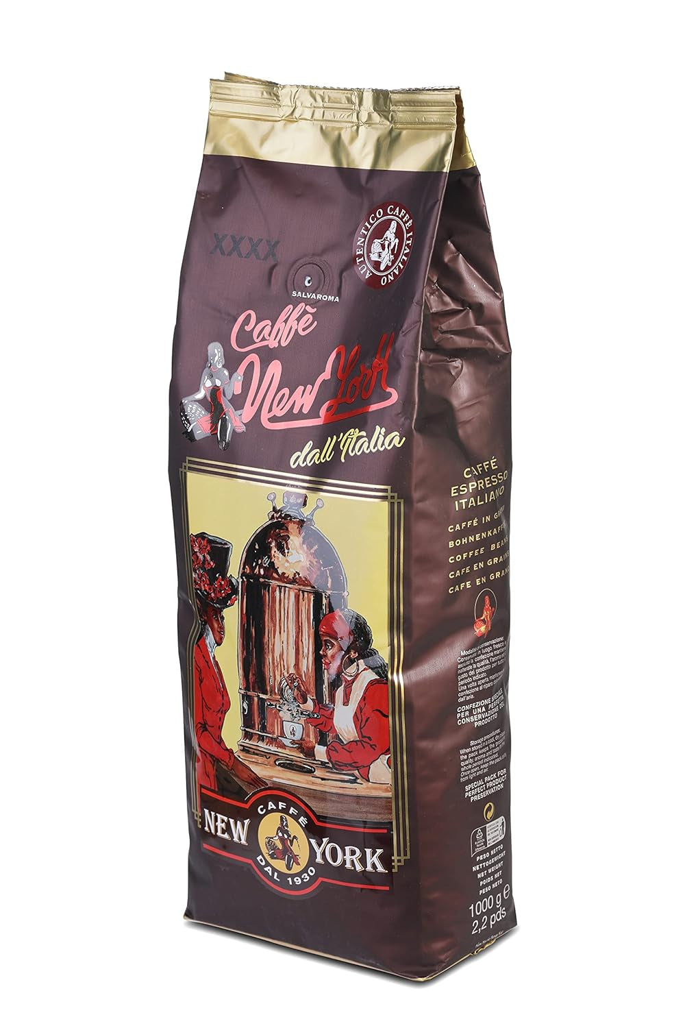 Caffè New York - XXXX - Cafea boabe întregi - 1000g