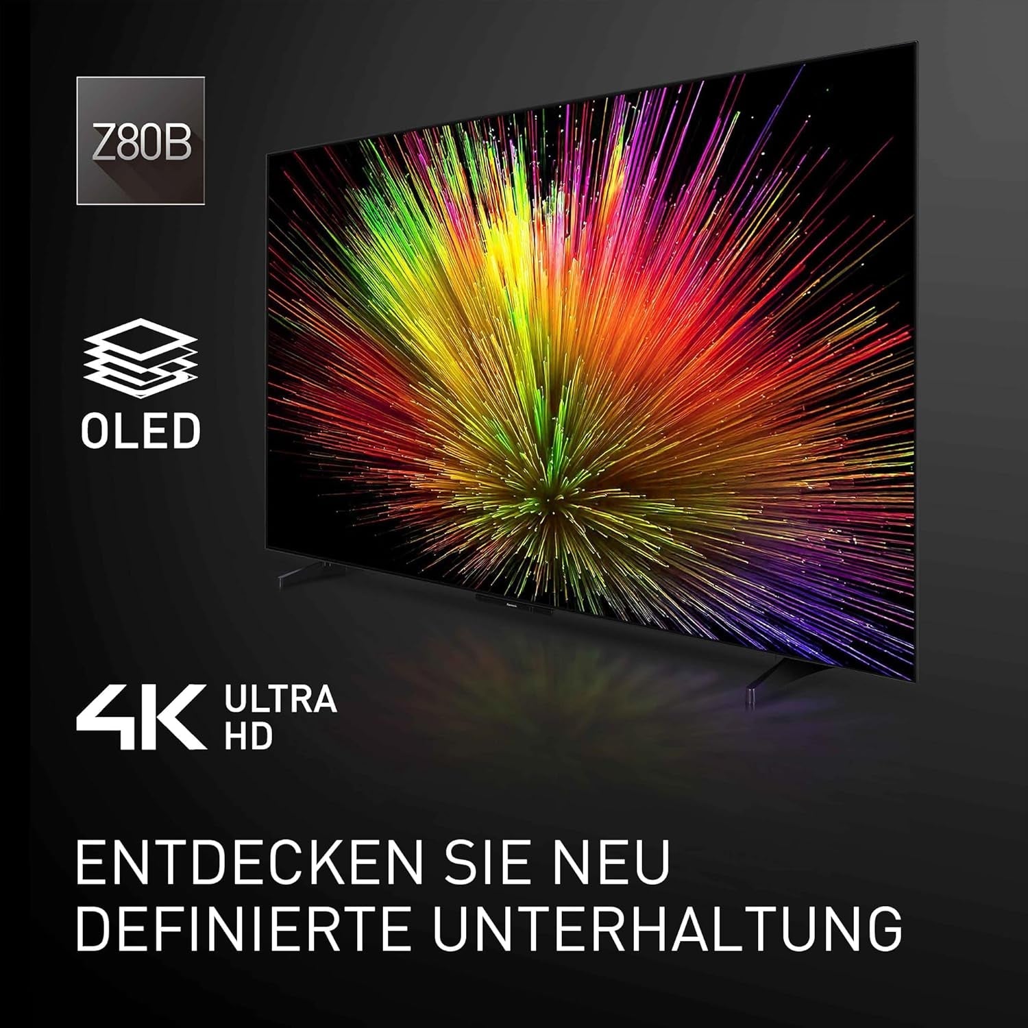 Televizor Panasonic Premium TV-48Z80BEZ, seria Z80B, 48 de inci, televizor inteligent OLED 4K Ultra HD, 2025, Fire TV, Dolby Vision și Atmos, mod de joc Extreme, asistență Alexa și Apple, Bluetooth, negru
