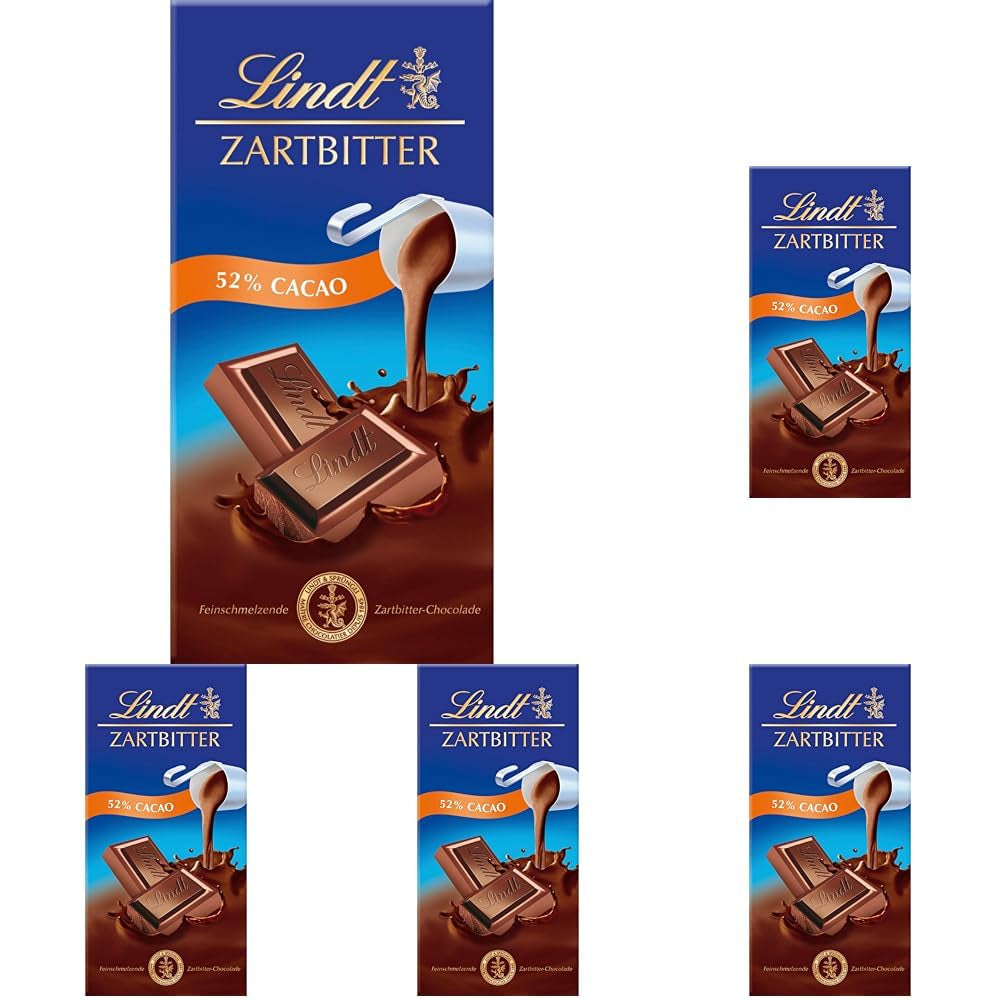 Cioccolata Lindt | Barretta di cioccolato al latte e nocciole | 100 g| Cioccolato al latte liscio e fuso con pezzi croccanti di nocciola | Barretta di cioccolato