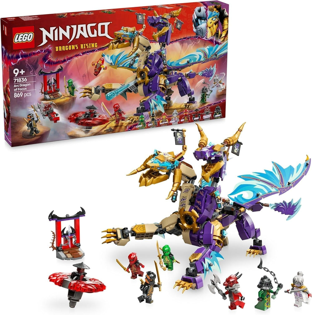 LEGO NINJAGO Drago Arcobaleno - giocattolo con 8 minifigure e una ruota Spinjitzu - giocattolo costruibile ninja interattivo per ragazzi e ragazze dai 9 anni in su - idea regalo per i fan 71836 Set da costruzione Besuche den LEGO-Store Titolo predefinito