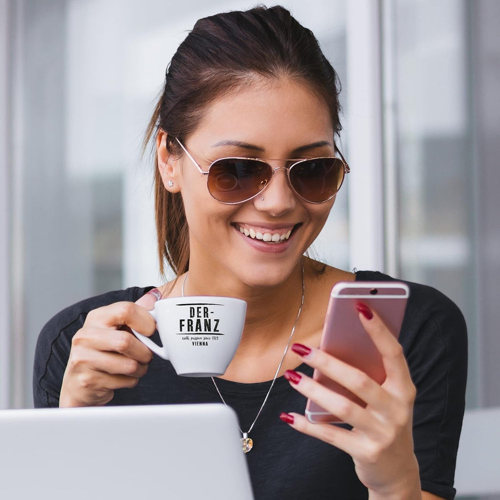 DER-FRANZ Cafea Crema, Intensitate 4/5, 100% Arabica, boabe de cafea întregi, 4 X 1000 G Cafea Naty Shop