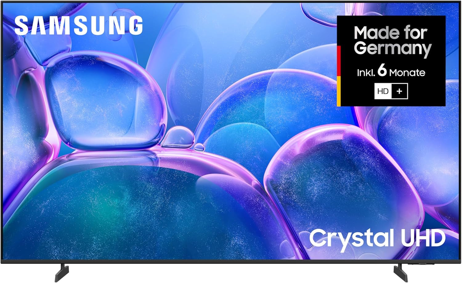 Televizor LED Samsung Crystal UHD 4K U7099F de 50 de inci (125 cm), procesor Crystal 4K, design MetalStream, SmartThings, securitate Knox, hub de jocuri, upscaling AI, conținut gratuit, televizor inteligent AI