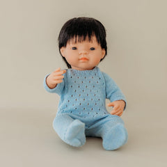 Miniland Babypuppe asiatischer Junge 38cm-31055