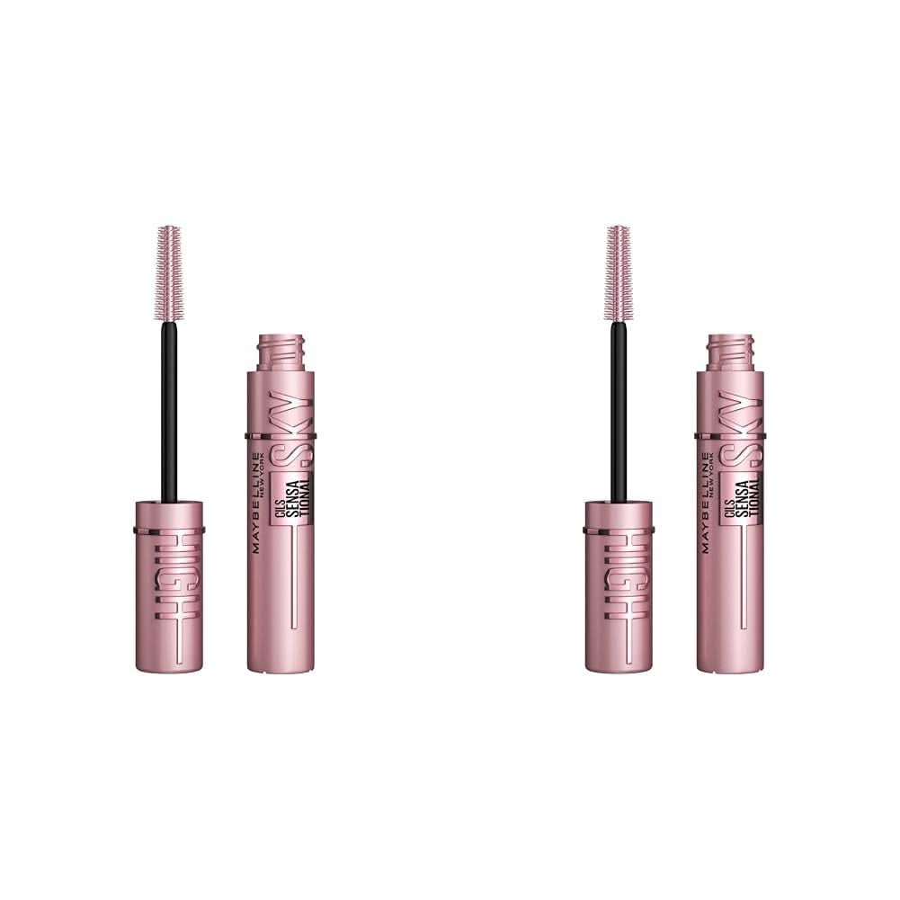 Maybelline Lash Sensational Sky High Cosmetici e bellezza Naty Shop Very Black 9,6 ml (2 pezzi) Mascara Lash Sensational Sky High, Very Black