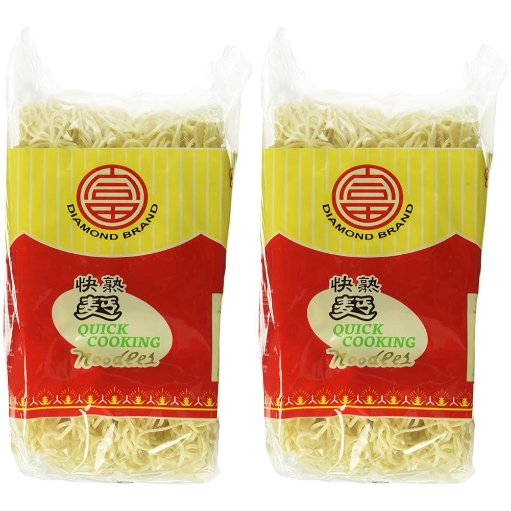 DIAMOND Tagliatelle istantanee senza uova, tagliatelle istantanee con farina di frumento Wok e contorni - 1 x 500 g