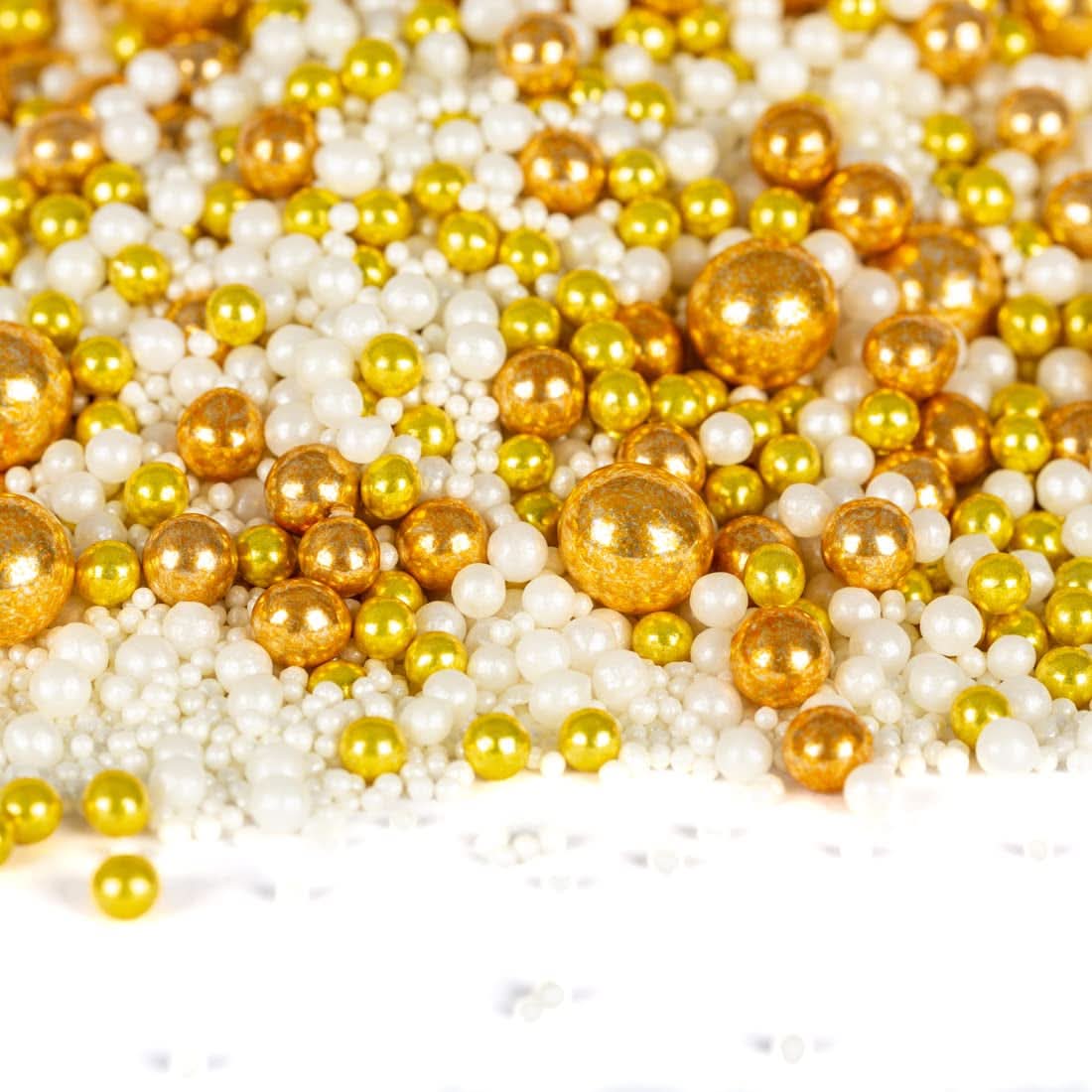 Super Streusel Gold Glimmer, confettini a tema natalizio, confettini da 180 grammi Naty Shop