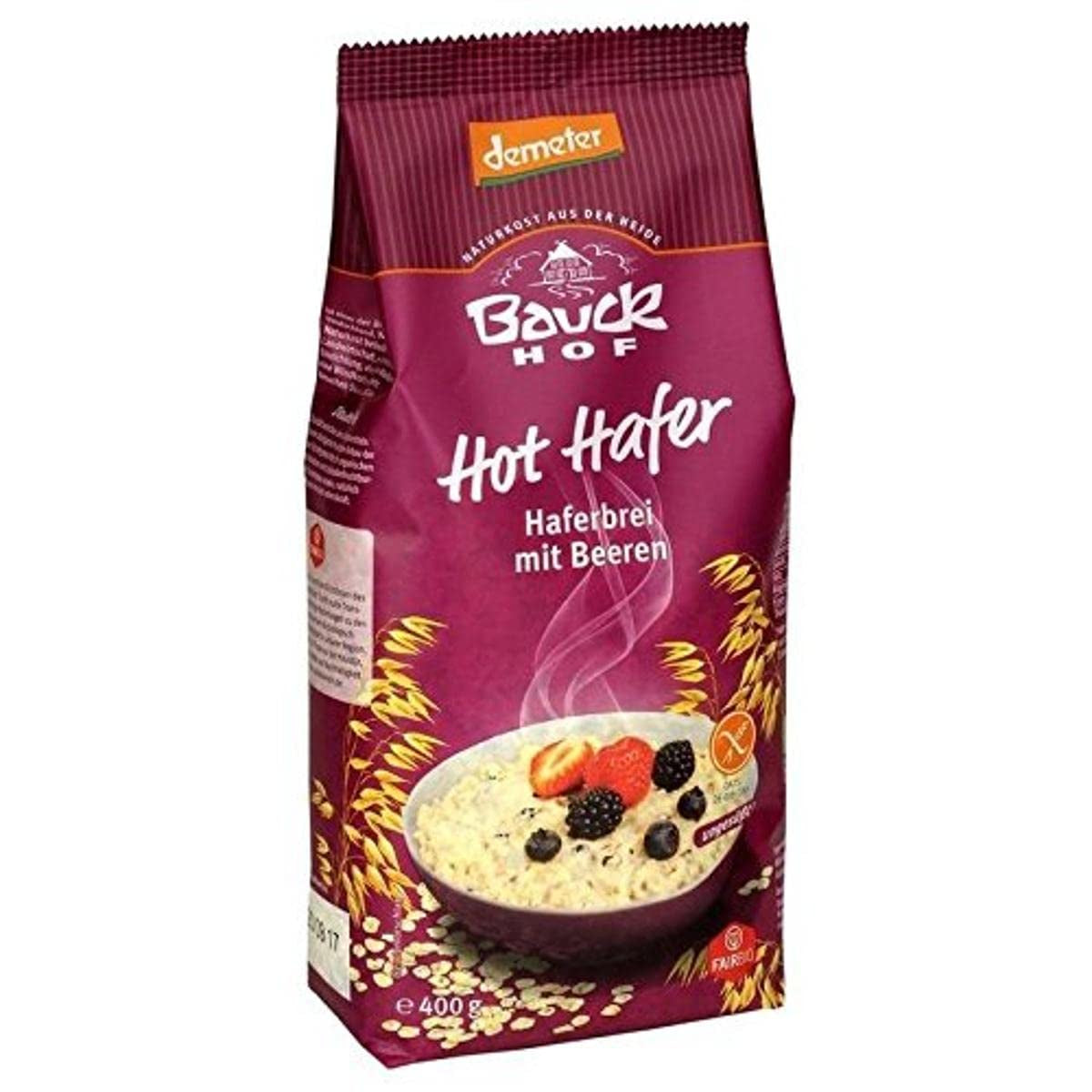 hof Avena piccante biologica con frutti di bosco, 400 g