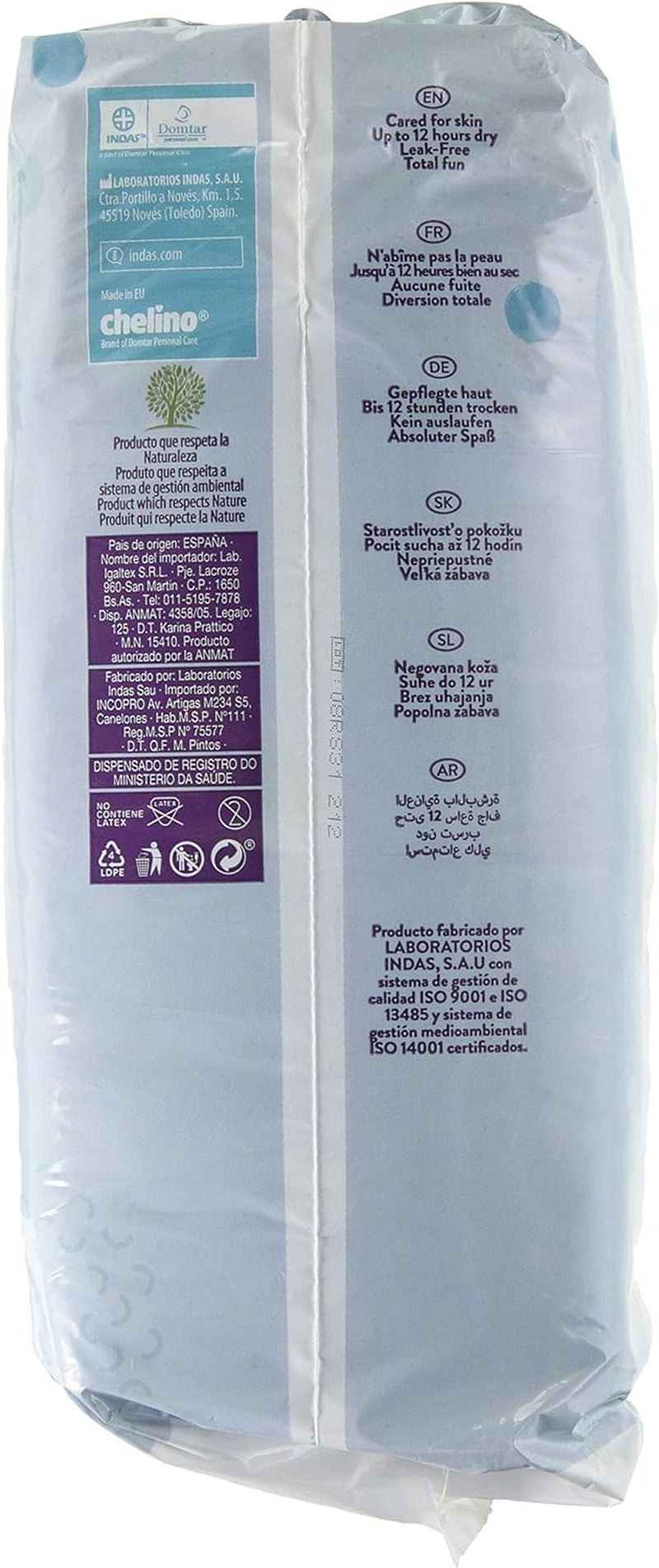 Pannolini Indas Fashion & Love XL, taglia 6 (17-28 kg), 27 pezzi