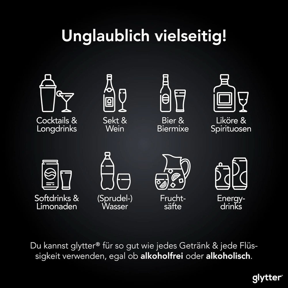 Glitter comestibil pentru băuturi și lichide, 10 grame Naty Shop