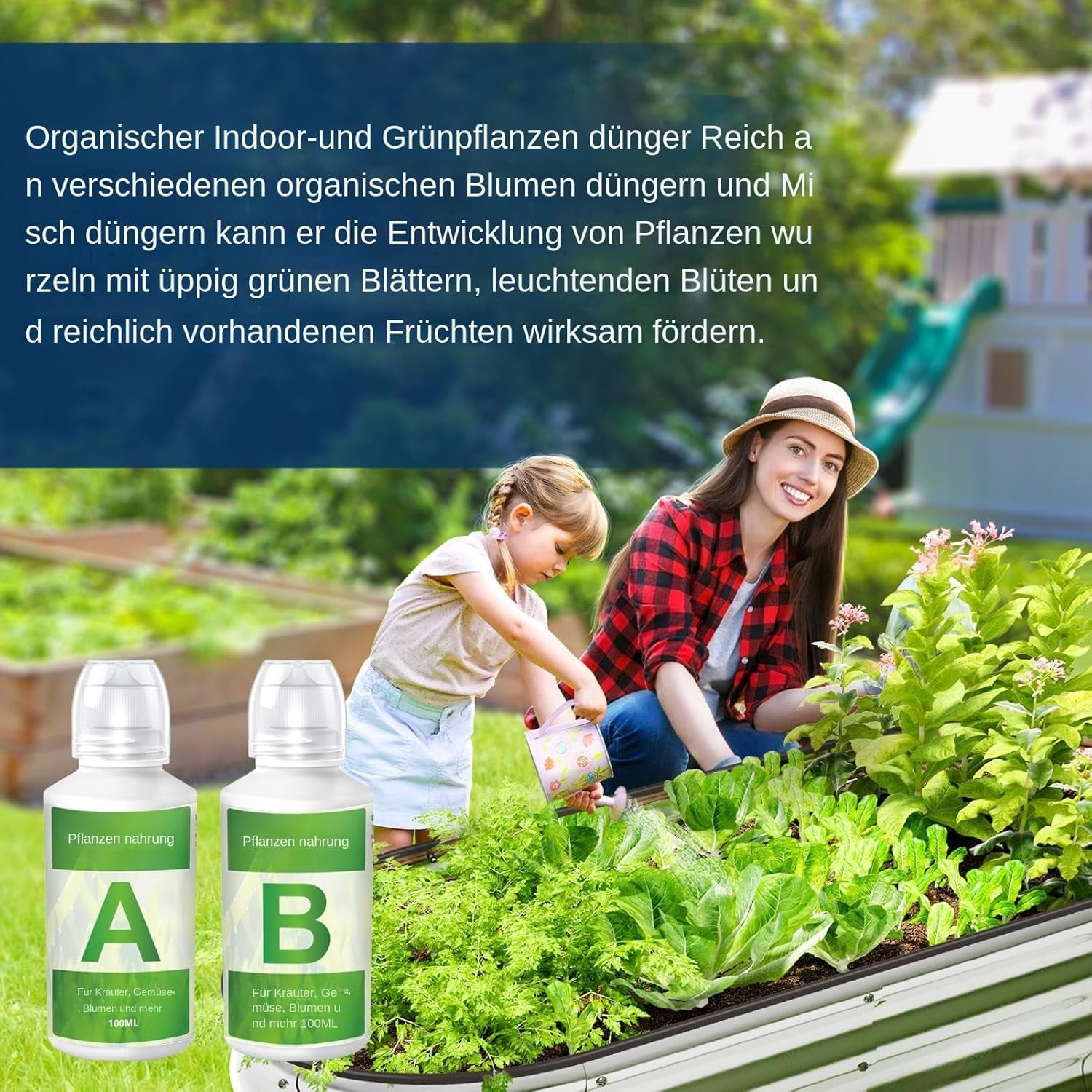 2 pezzi Fertilizzante per piante idroponiche, Nutrienti per piante idroponiche, Fertilizzante idroponico, Soluzione nutriente per piante idroponiche, Fertilizzanti per sistema idroponico A e B