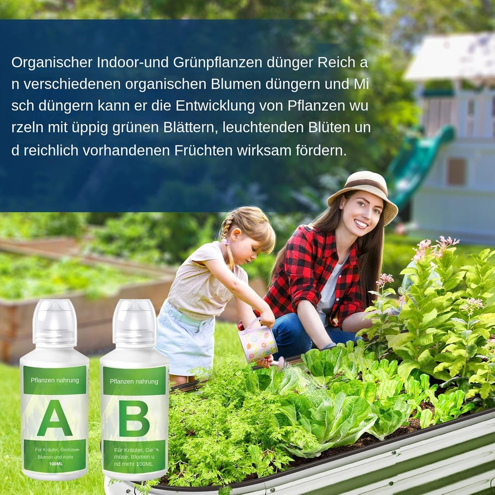 2 pezzi Fertilizzante per piante idroponiche, Nutrienti per piante idroponiche, Fertilizzante idroponico, Soluzione nutriente per piante idroponiche, Fertilizzanti per sistema idroponico A e B