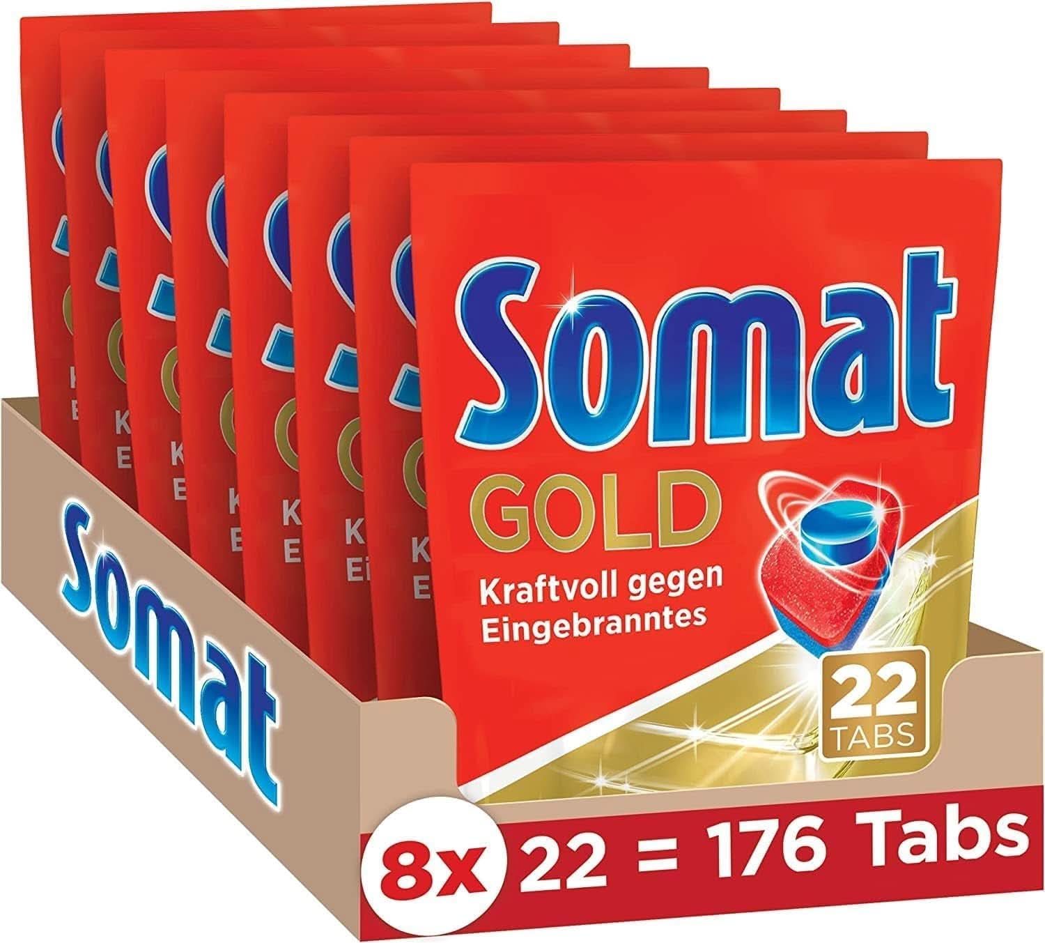 Somat Gold compresse per la lavastoviglie (105 compresse) Naty Shop Detersivi Cucina 176 capsule -