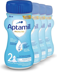 Aptamil Pronutra 2, latte di proseguimento dopo 6 mesi, latte per neonati pronto da bere (4 x 200 ml)