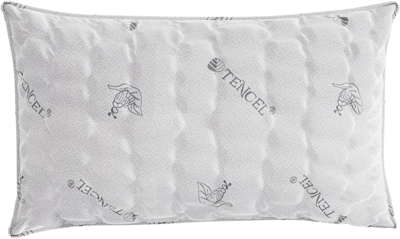 Lenjerie de pat italiană MB Home Italia, pernă, bioceramică, gri deschis, 45 x 75 cm Perne standard Naty Shop Tencel