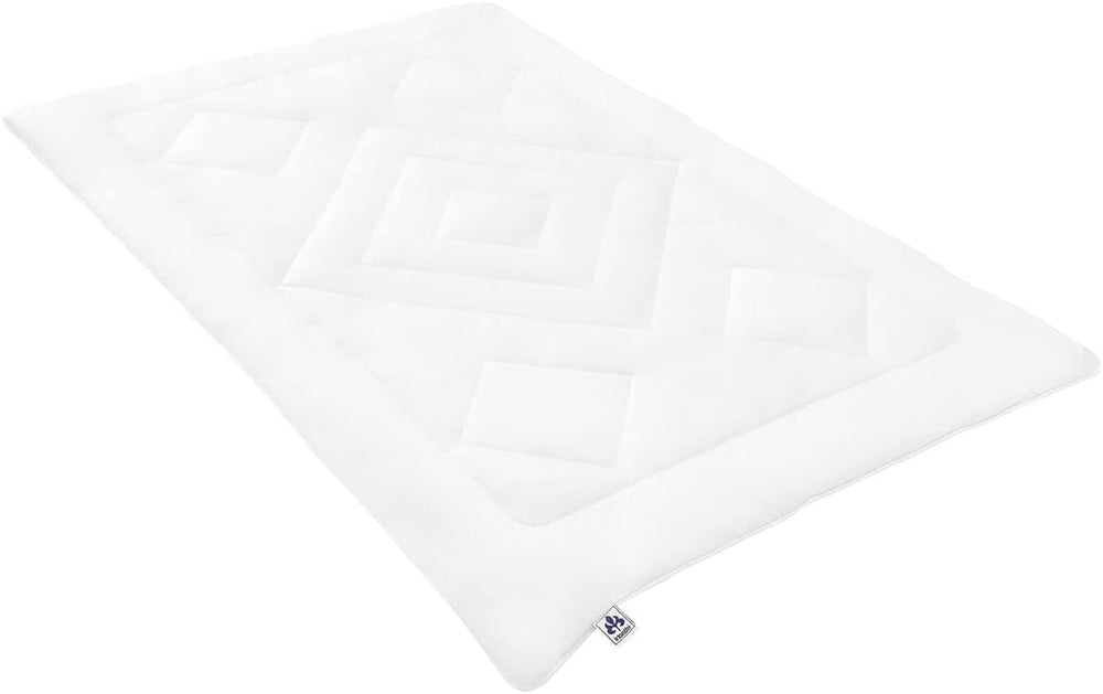 Piumino Irisette Noblesse per tutte le stagioni - Made in Germany - Copripiumino in puro cotone, 135 X 200 Cm, certificato Ã-ko-Tex Trapunte e Trapunte Naty Shop Singolo 135 cm X 200 cm Mono