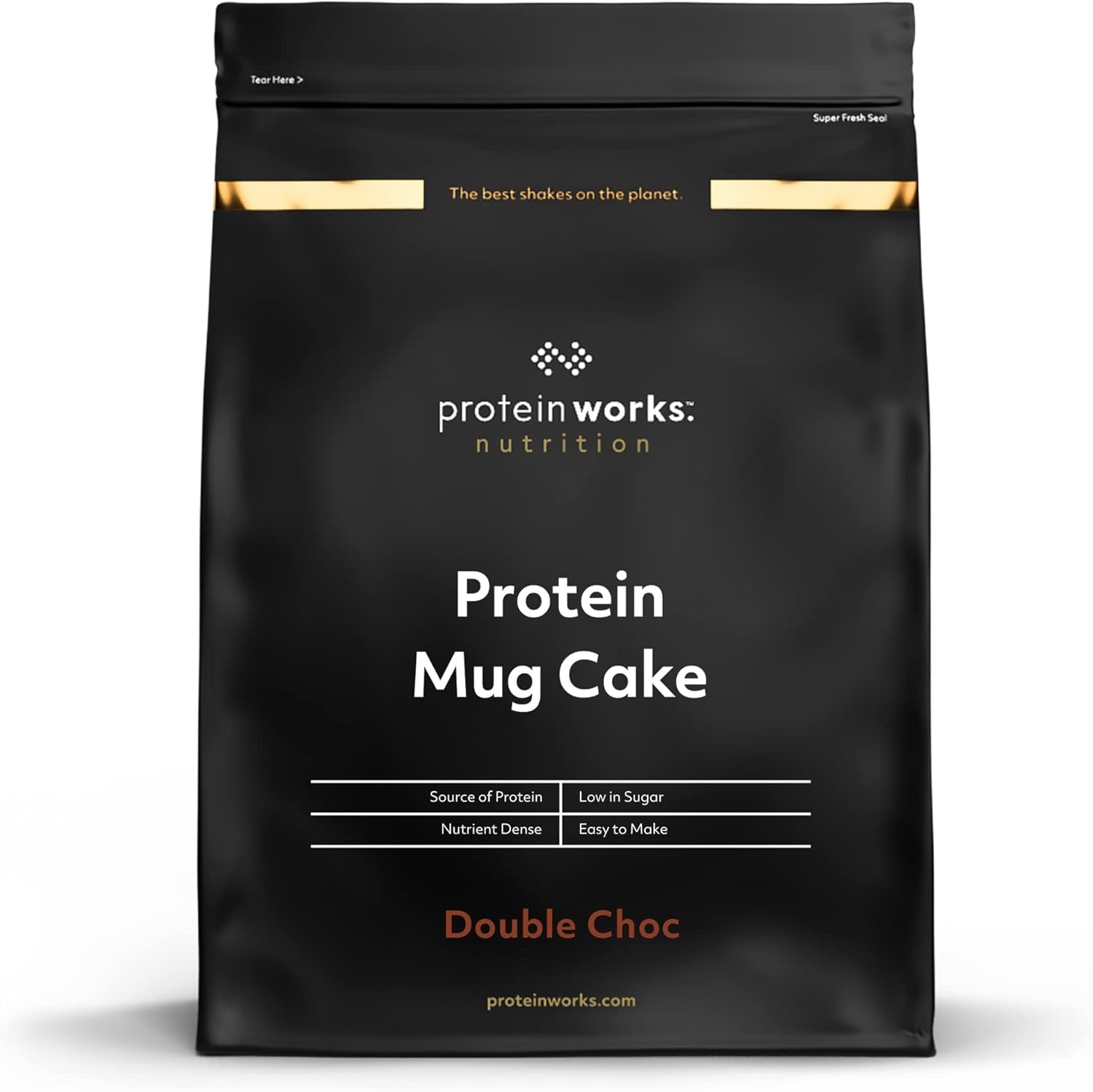 Protein Works Protein Tassenkuchen | Crema al cioccolato | Dieser Köstliche Nachtisch Ist Sehr Protein- Und Ballaststoffreich| Miscela 500G per panificazione e cottura Naty Shop Schokocreme 500 G (Confezione 1Er)