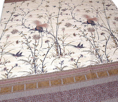 Copriletto Bassetti Fong, 100 57 fili per cm² / imbottitura: 100% puro cotone, crema, 220X255 cm Bassetti Letti e Coperte