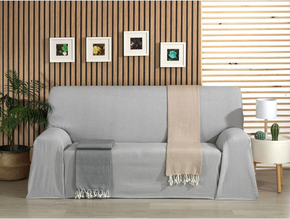 ECOMMERC3 copriletto multifunzionale, misura 300 X 260 cm, per divano o letto, copriletto multifunzionale blu, decorativo per divano, letto, copridivano, leggero ed elegante, blu Letti e Coperte Besuche den ECOMMERC3-Store