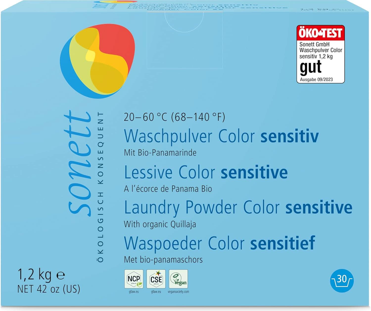 Lichid de spălat vase Sonett Sensitive, 1 litru Naty Shop