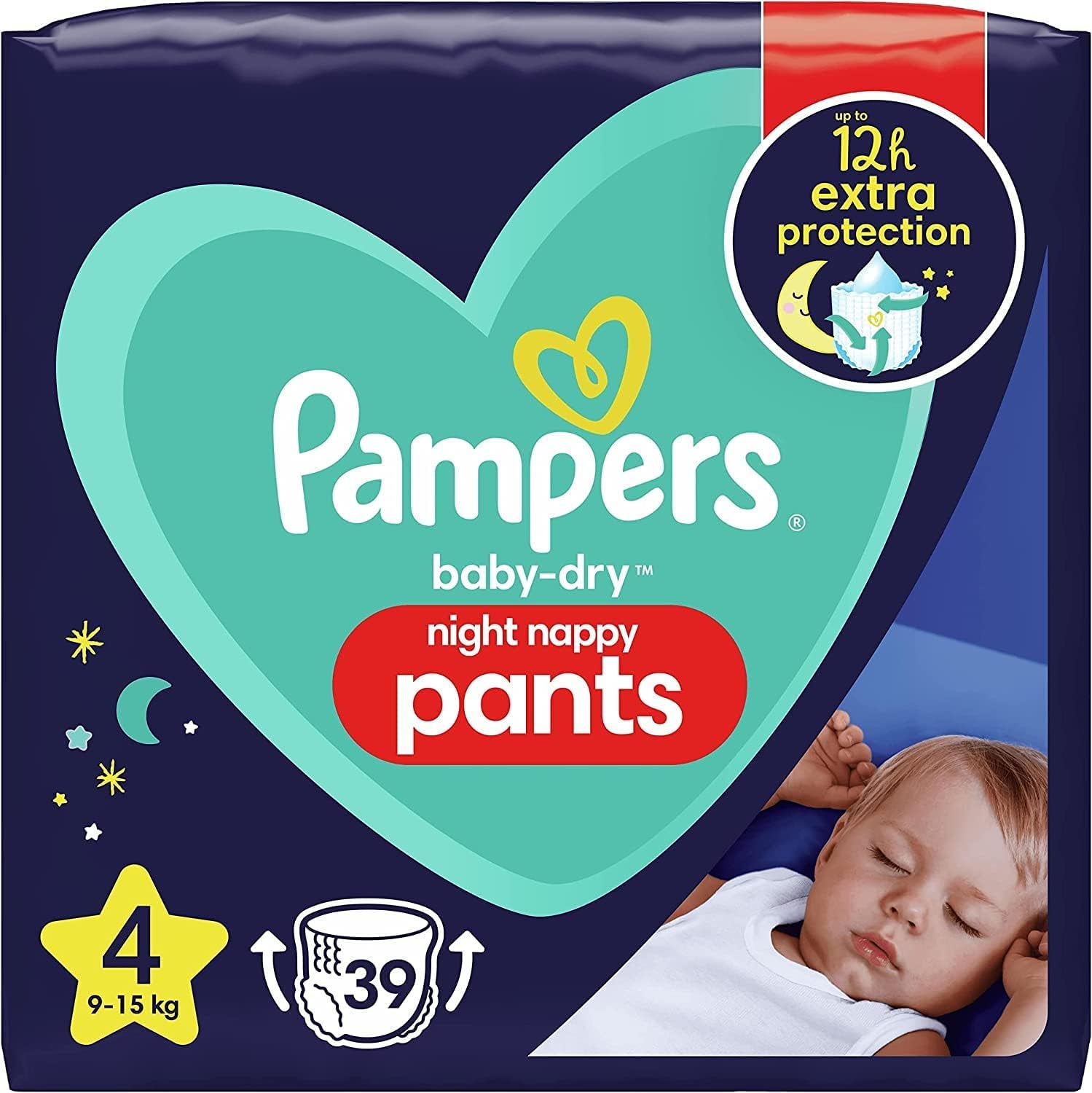 Pannolini Pampers 81657566 Pantaloni Baby-Dry, bianchi