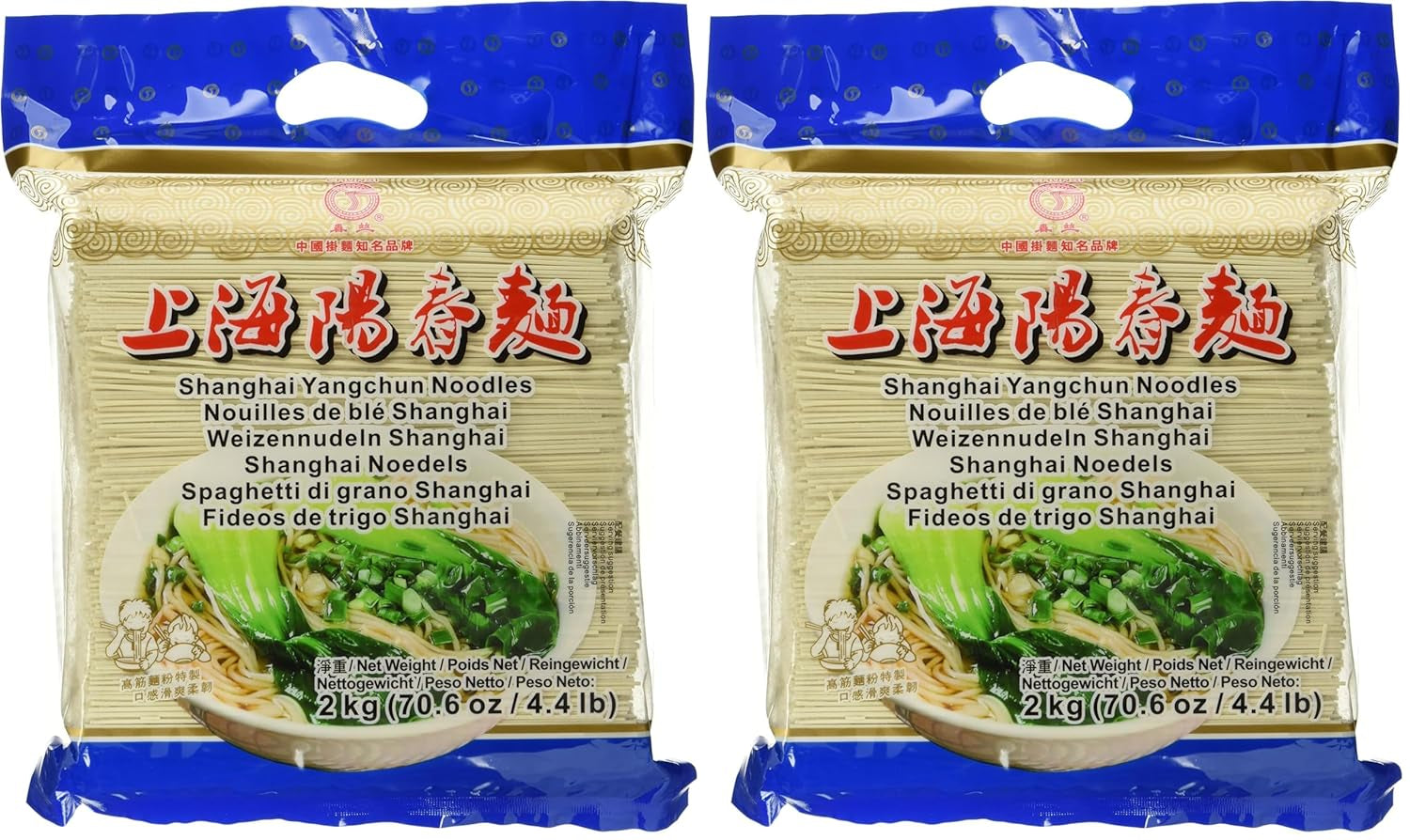 Noodles di grano (Shanghai), 1 confezione (1 x 2 kg)