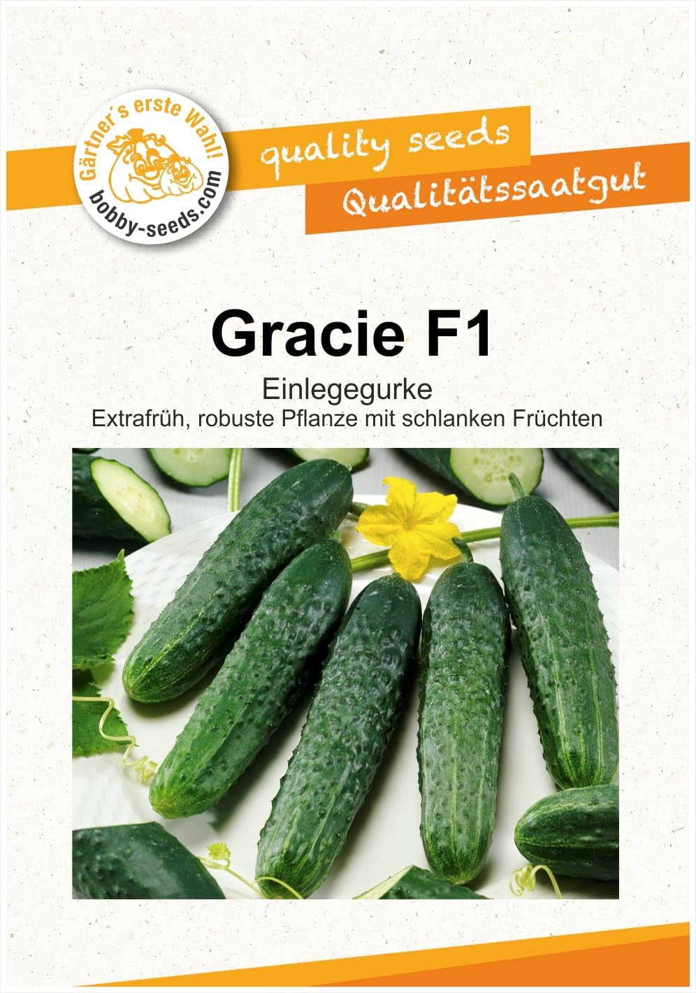 Superstar F1 Gurkensamen Von Bobby-Seeds Portion