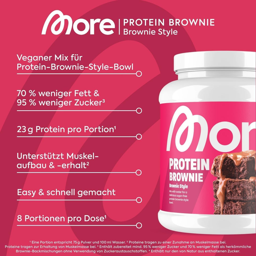 ALTRO Brownie Proteico, 600G, Vegan Backmischung Für Brownies Mit Der Extra Portion Protein, Geprüfte Qualität - Made in Germany Miscela per dolci e cucine Naty Shop