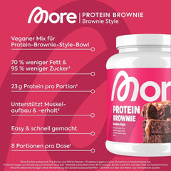 ALTRO Brownie Proteico, 600G, Vegan Backmischung Für Brownies Mit Der Extra Portion Protein, Geprüfte Qualität - Made in Germany Miscela per dolci e cucine Naty Shop