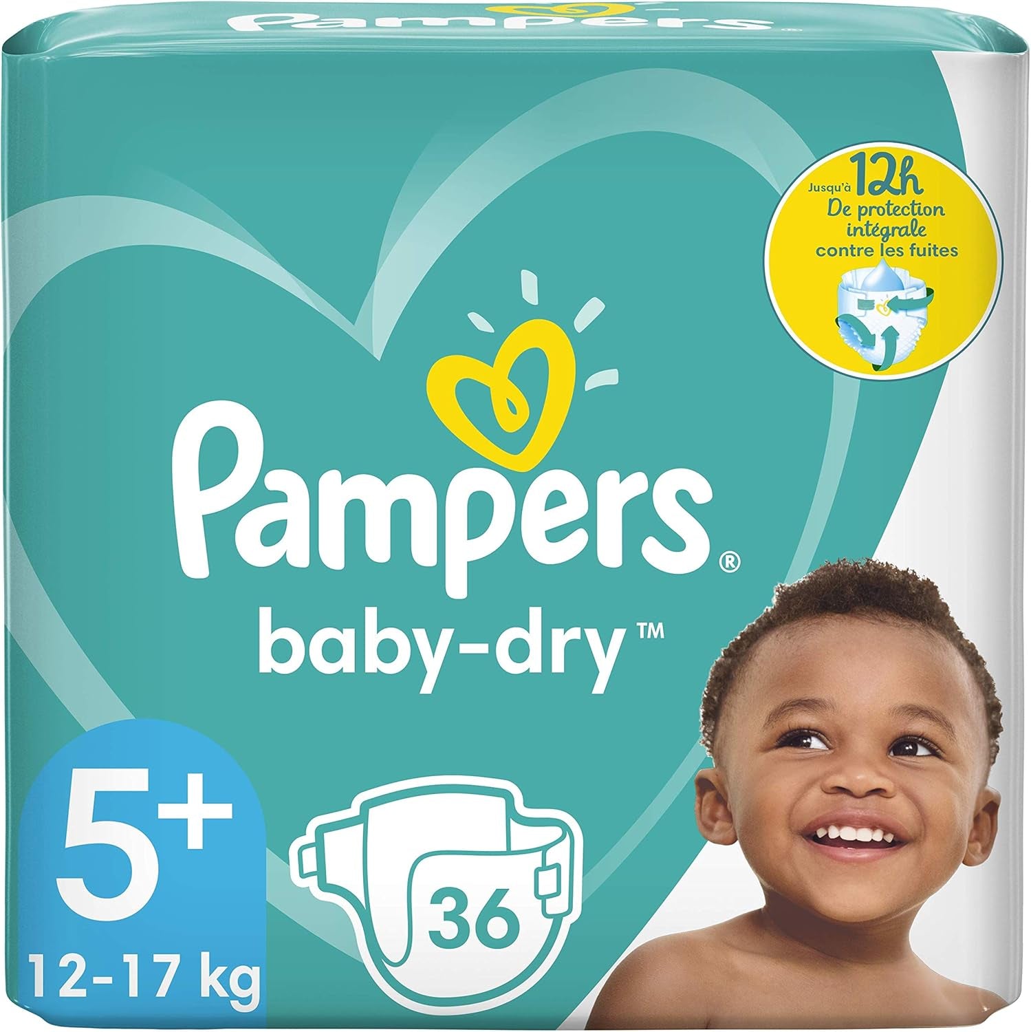 Pannolini Pampers 81657566 Pantaloni Baby-Dry, bianchi