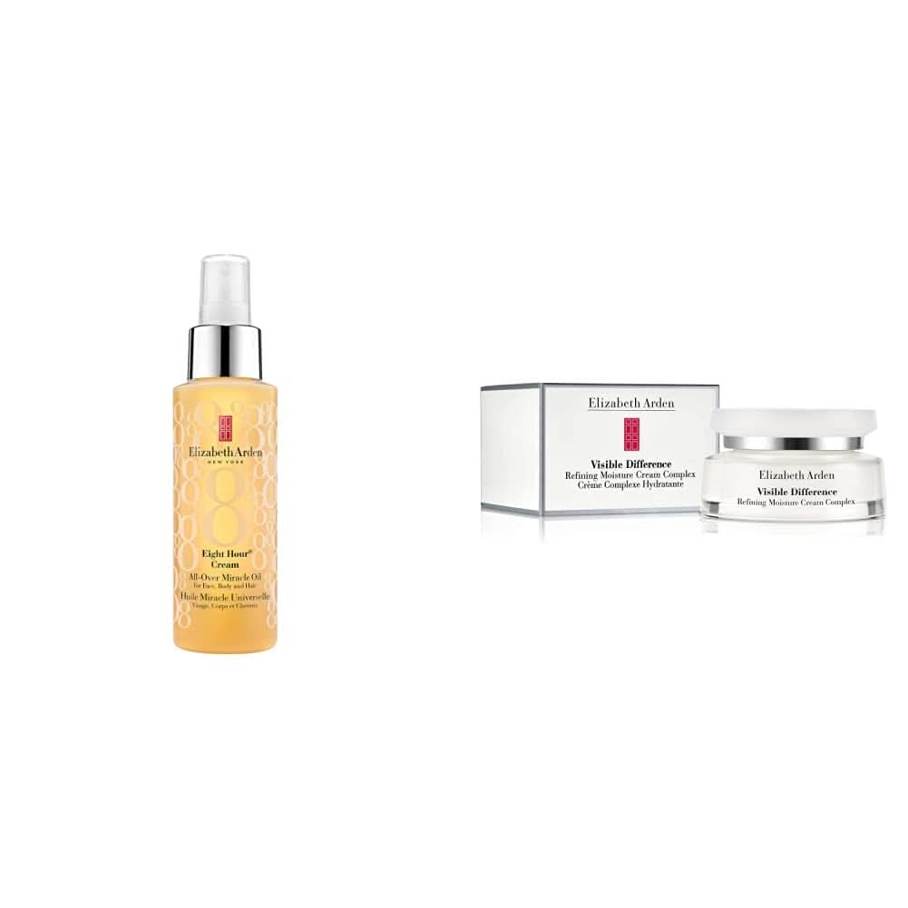 Elizabeth Arden - Eight Hour, ulei hidratant pentru față, corp și păr, 100 ml Cosmetice si Infrumusetare Naty Shop Pachet cu Arden Visible Difference