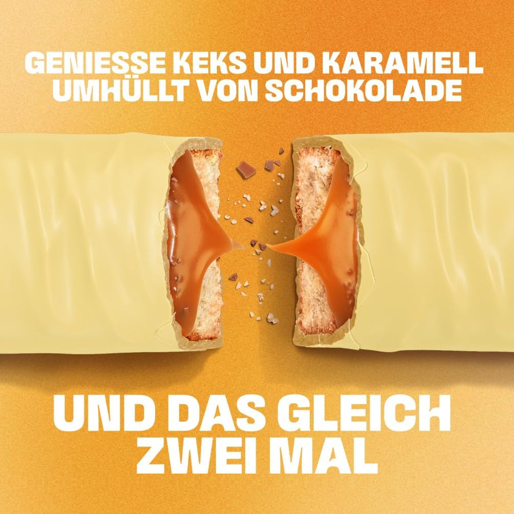 Tavolette di cioccolato bianco Twix; caramello, biscotti, cioccolato bianco; confezione multipla di cioccolatini; 5 barrette (5 x 46 g)