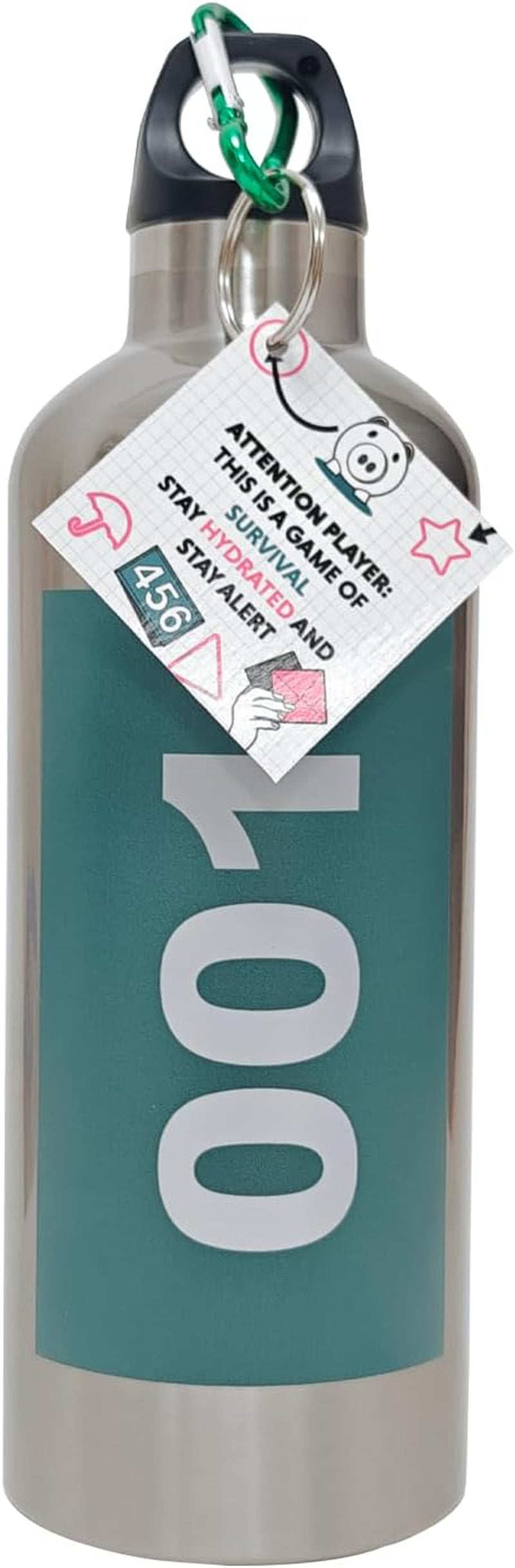 Netflix Chill Kit - Gioco dei calamari, licenza ufficiale, coperta in pile, oggetto da collezione, thermos, adesivo, idea regalo di Natale, regalo di compleanno Letti e coperte Besuche den Neamedia Icons-Store