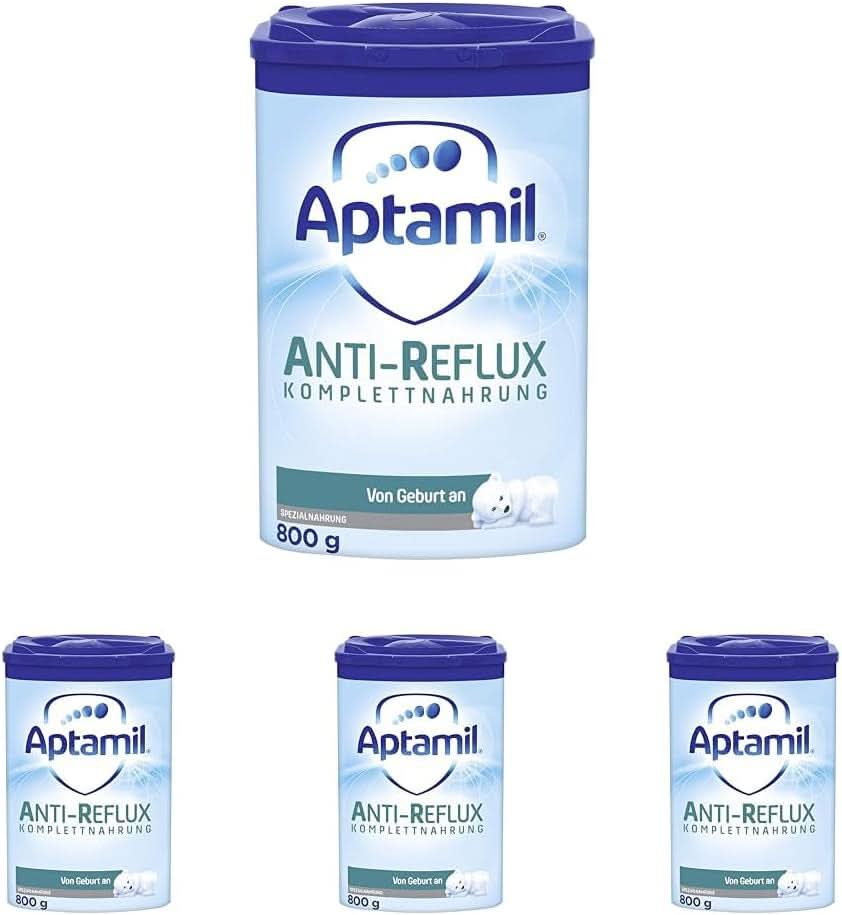 Aptamil Anti-Reflux - hrana completa de la nastere, pentru managementul dietei, lapte praf, 1x 800 g Naty Shop Set 4 x 800 grame